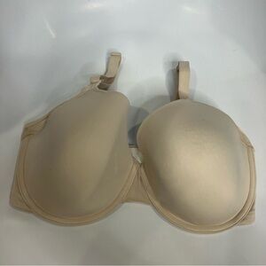 Warners all you need underwire bra nude tan cream women’s size 36DD basics‎